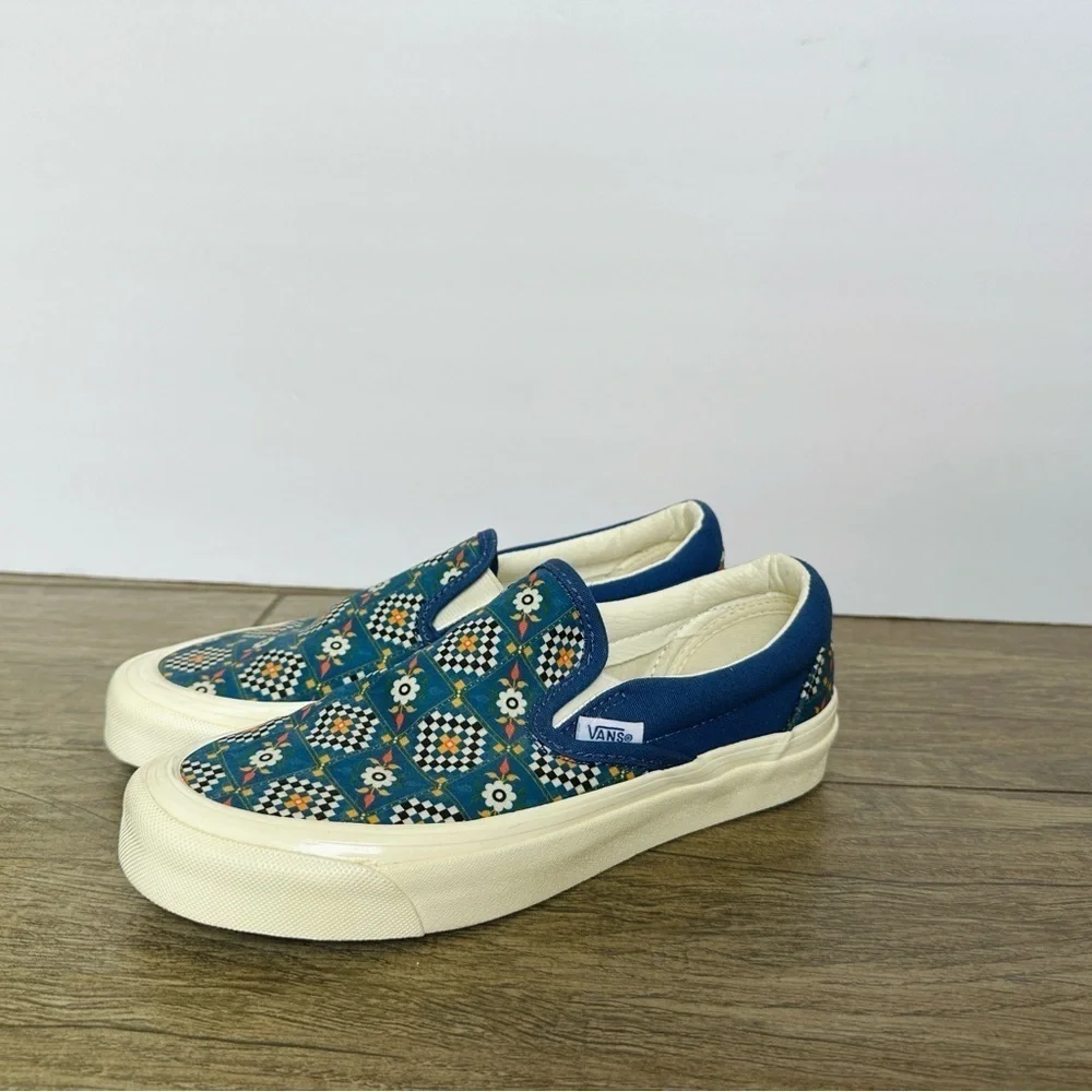 Vans Classic Anaheim Factory Tile Checkerboard Sneakers, Women’s 6.5 - Picture 1 of 7